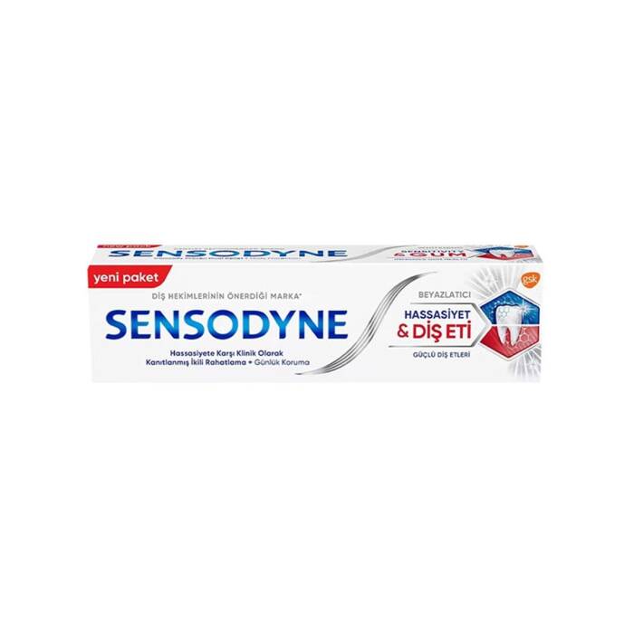 Sensodyne Hassasiyet & Diş Eti Beyazlatıcı Diş Macunu 75 ml - 1