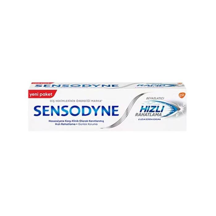 Sensodyne Hızlı Rahatlama Beyazlatıcı Diş Macunu 75 ml - 1