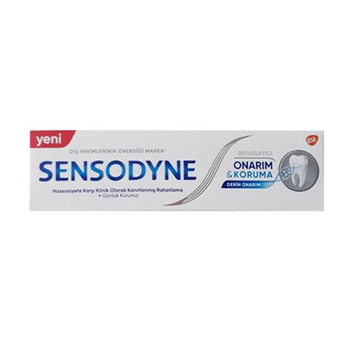 Sensodyne Onarım ve Koruma Beyazlatıcı Diş Macunu 75 ml - 1