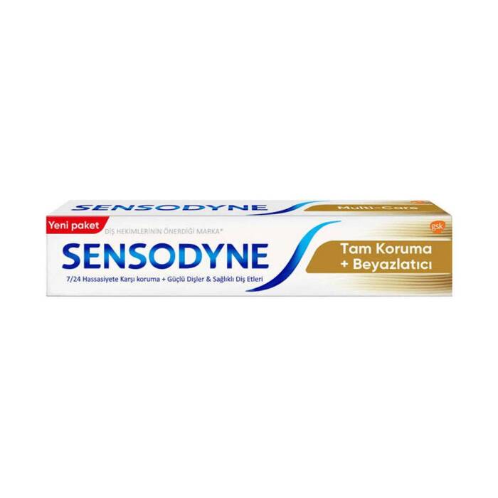 Sensodyne Tam Koruma ve Beyazlatıcı Diş Macunu 75 ml - 1