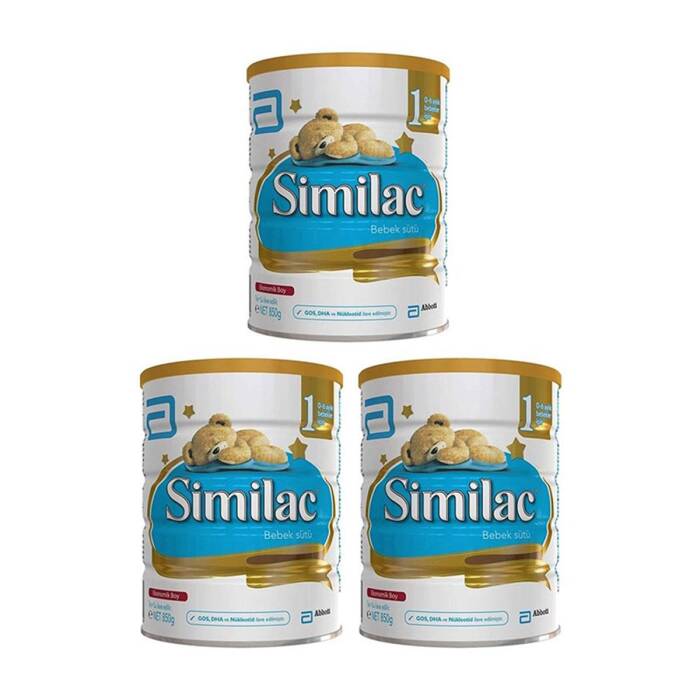 Similac 1 Numara 0-6 Ay Bebek Maması x3 850 gr - 1