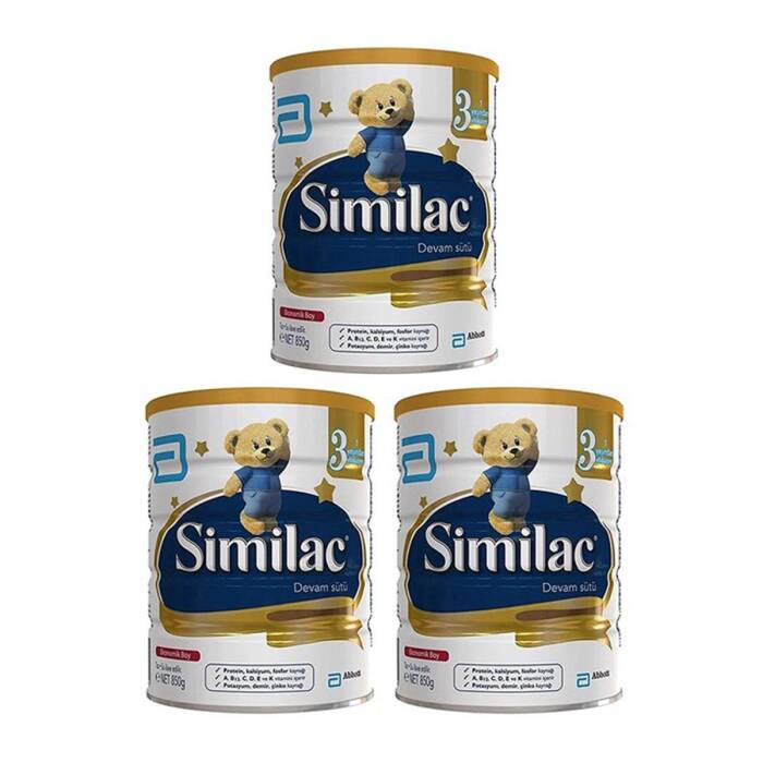 Similac 3 Devam Sütü x3 850 gr - 1