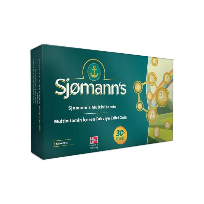 Sjomann's Multivitamin 30 Çiğnenebilir Jel Form - 1