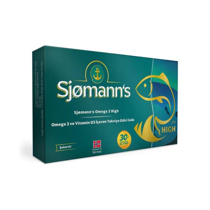 Sjomann's Omega 3 High 30 Çiğnenebilir Jel Form - 1