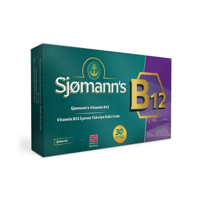 Sjomann's Vitamin B12 30 Çiğnenebilir Jel Form - 1