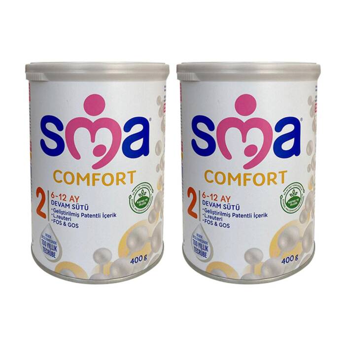 SMA Comfort 2 Numara Devam Sütü 400 gr x2 - 1