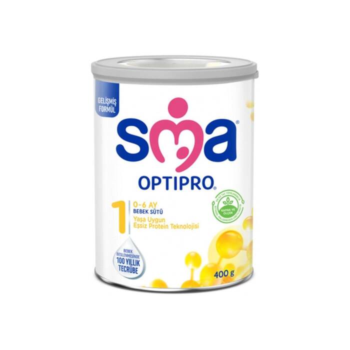 SMA Optipro 1 Probiyotik 0 - 6 Ay Bebek Sütü 400 gr - 1