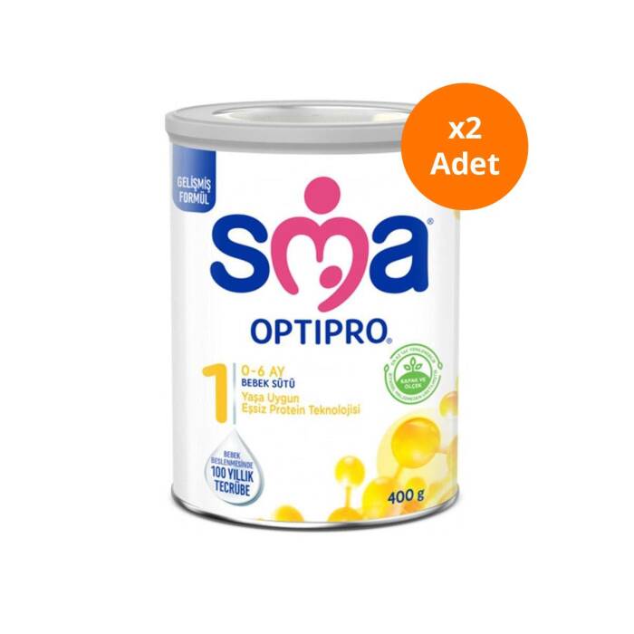 SMA Optipro 1 Probiyotik 0 - 6 Ay Bebek Sütü 400 gr x2 Adet - 1