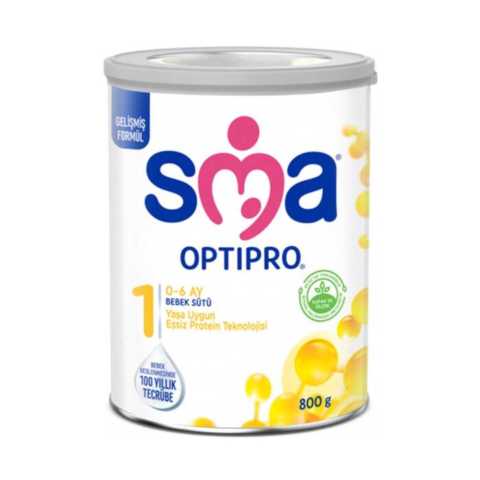 SMA Optipro 1 Probiyotik 0 - 6 Ay Bebek Sütü 800 gr - 1