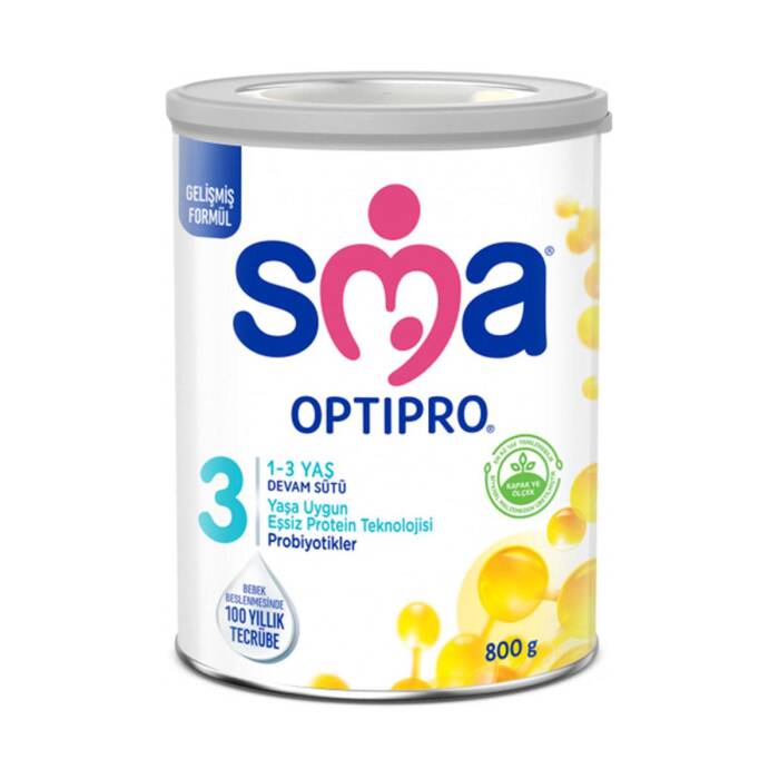 SMA Optipro 3 Probiyotik 1-3 Yaş Devam Sütü 800 gr - 1