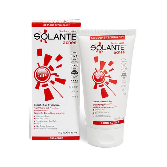 Solante Acnes SPF50+ Losyon 150 ml - 1