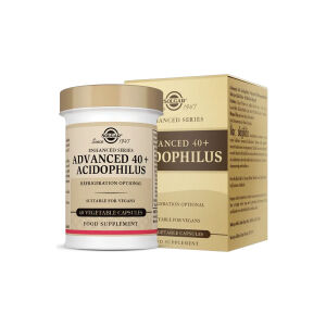 Solgar Advanced 40+ Acidophilus 60 Bitkisel Kapsül - 1