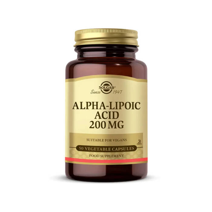 Solgar Alpha Lipoic Acid 200 mg 50 Bitkisel Kapsül - 1