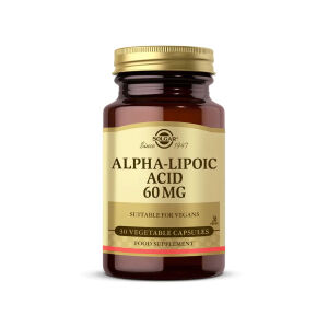 Solgar Alpha Lipoic Acid 60 mg 30 Bitkisel Kapsül - 1