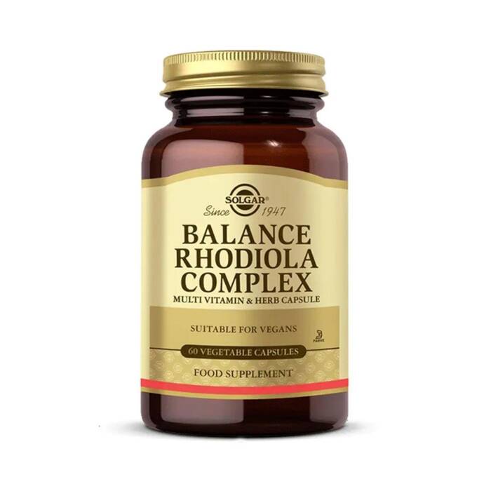 Solgar Balance Rhodiola Complex 60 Kapsül - 1