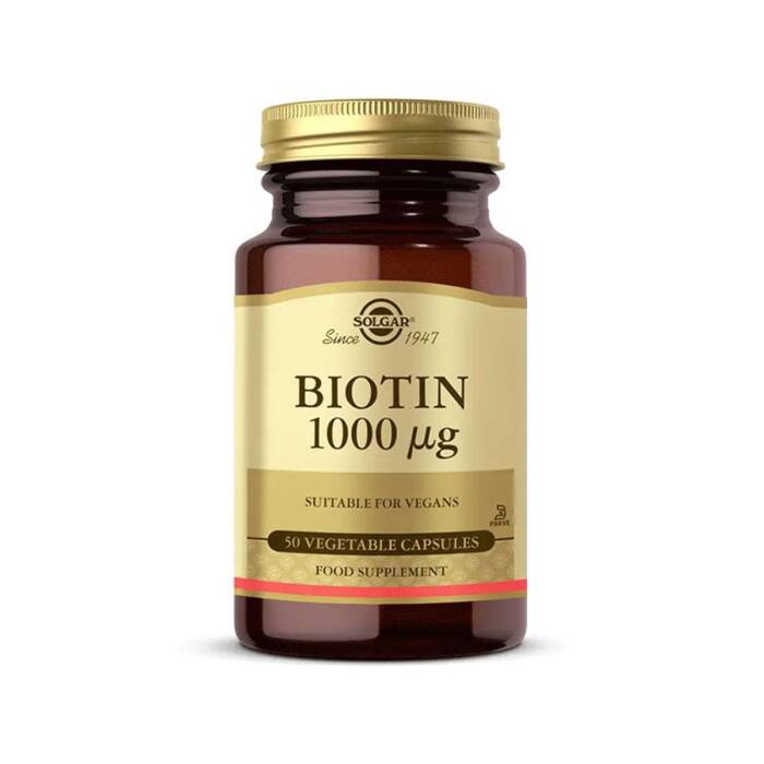 Solgar Biotin 1000 mcg 50 Kapsül - 1