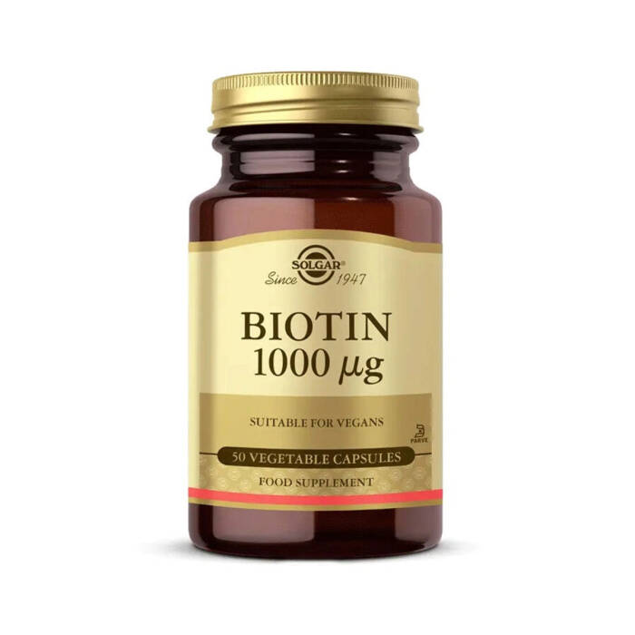 Solgar Biotin 1000 mcg 50 Kapsül - 1