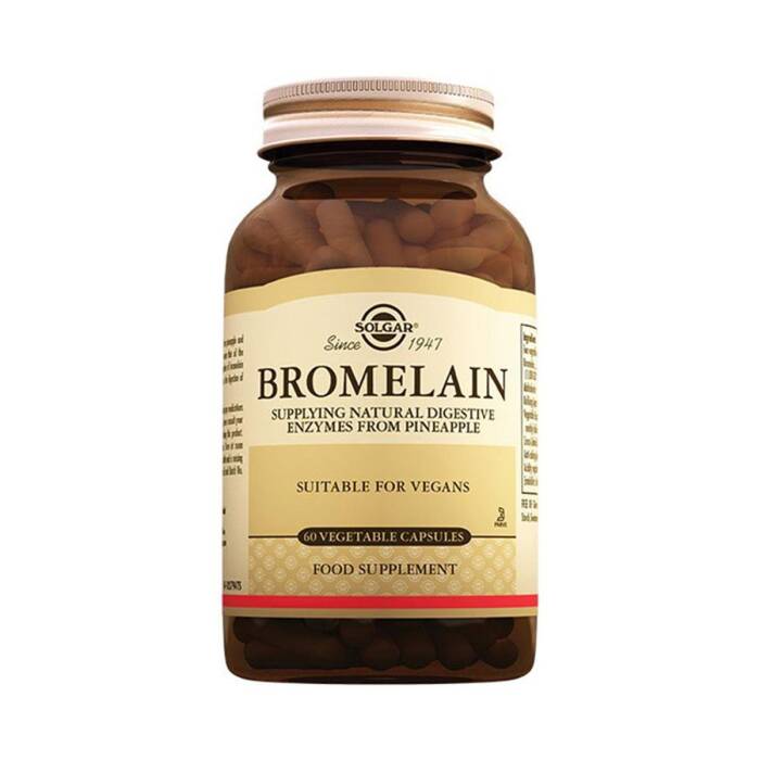 Solgar Bromelain 150 mg 60 Kapsül - 1