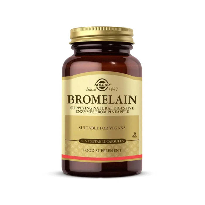 Solgar Bromelain 150 mg 60 Kapsül - 1