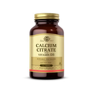 Solgar Calcium Citrate with Vitamin D3 60 Tablet - 1