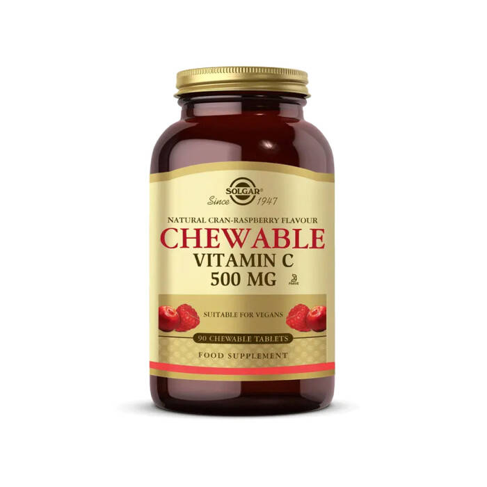 Solgar Chewable Vitamin C 500 mg 90 Çiğneme Tableti - 1