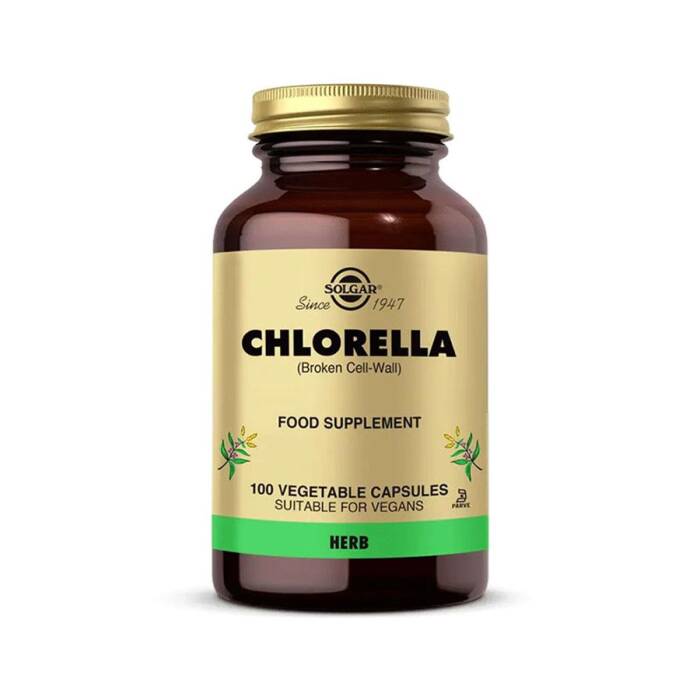 Solgar Chlorella 520 mg 100 Kapsül - 1