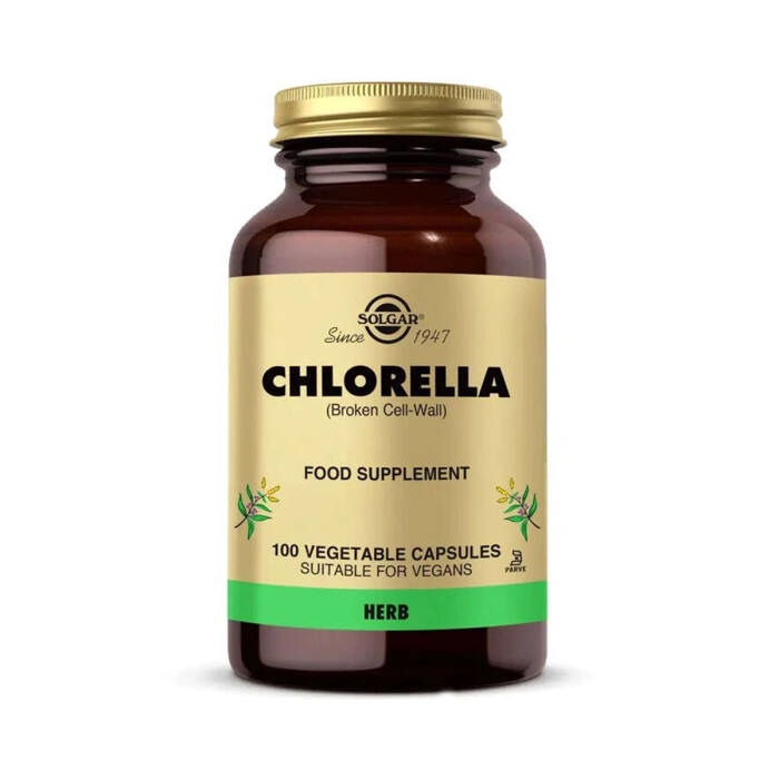 Solgar Chlorella 520 mg 100 Kapsül - 1