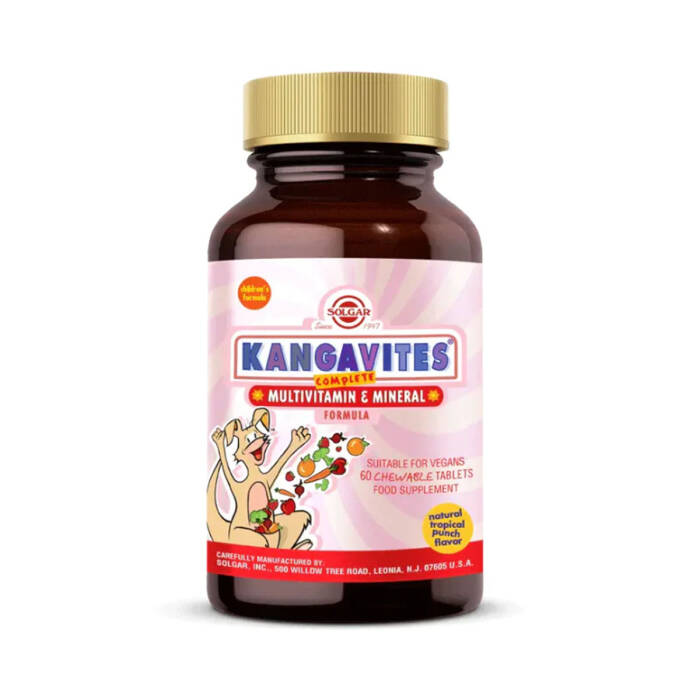 Solgar Kangavites Multivitamin & Mineral 60 Çiğnenebilir Tablet - 1