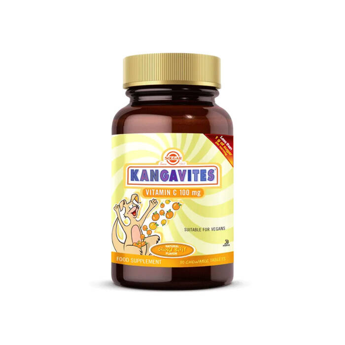 Solgar Kangavites Vitamin C 100 mg 90 Çiğnenebilir Tablet - 1