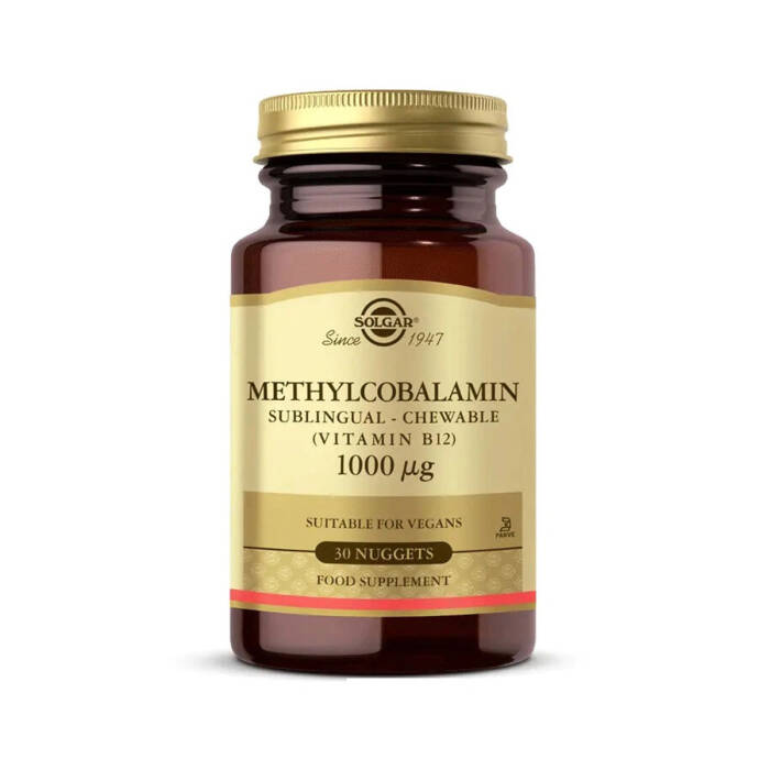 Solgar Methylcobalamin (Vitamin B12) 1000 mcg 30 Tablet - 1