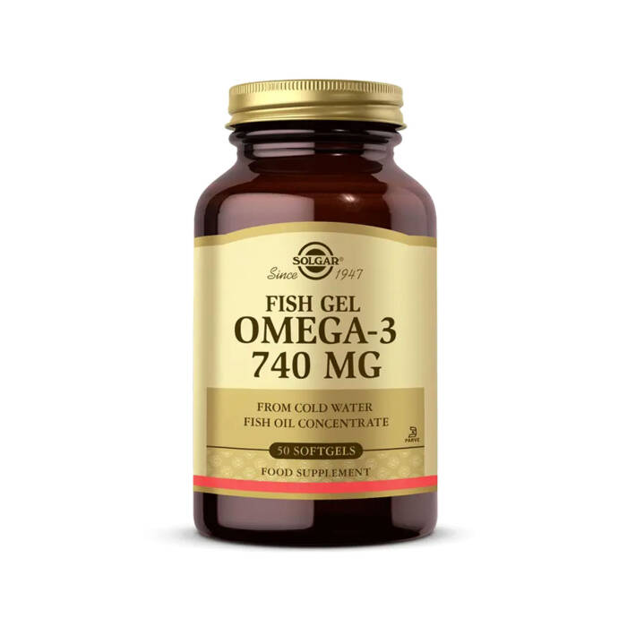 Solgar Omega 3 740 mg Fish Gel 50 Yumuşak Jelatin Kapsül - 1