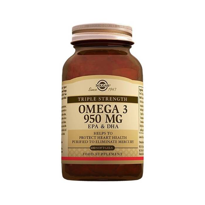 Solgar Omega-3 950 mg 100 Kapsül - 1