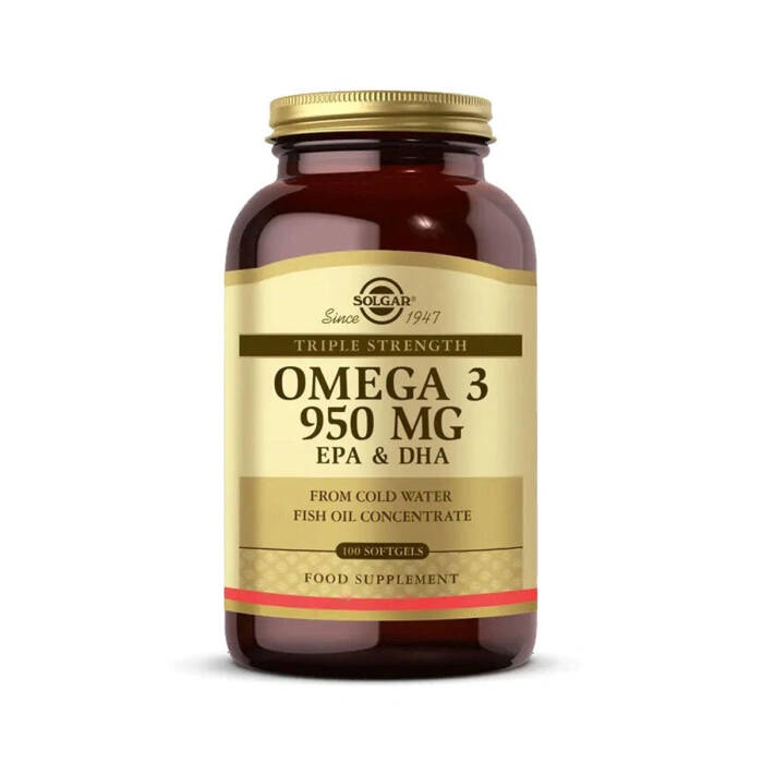 Solgar Omega-3 950 mg 100 Kapsül - 1