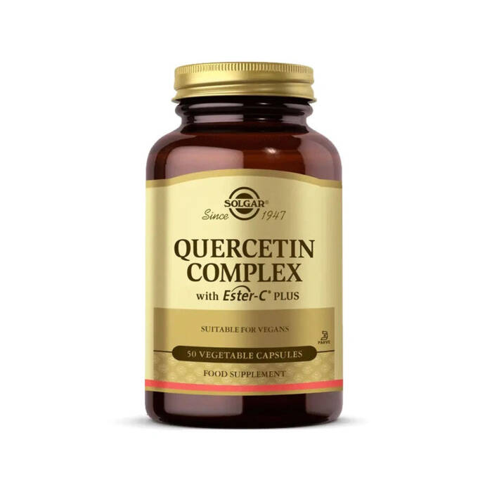 Solgar Quercetin Complex with Ester-C Plus 50 Bitkisel Kapsül - 1