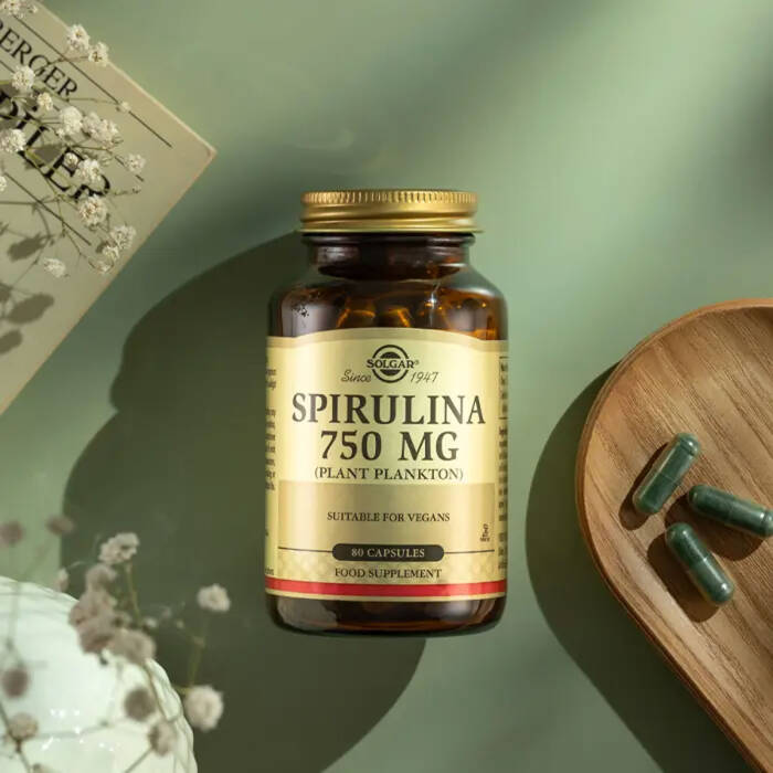 Solgar Spirulina 750 mg 80 Kapsül - 2