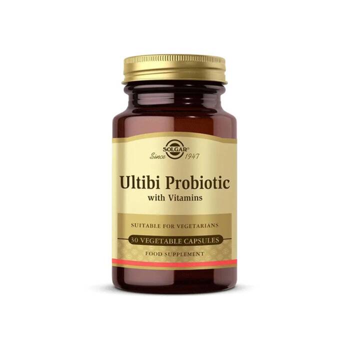 Solgar Ultibi Probiotic with Vitamins 30 Kapsül - 1