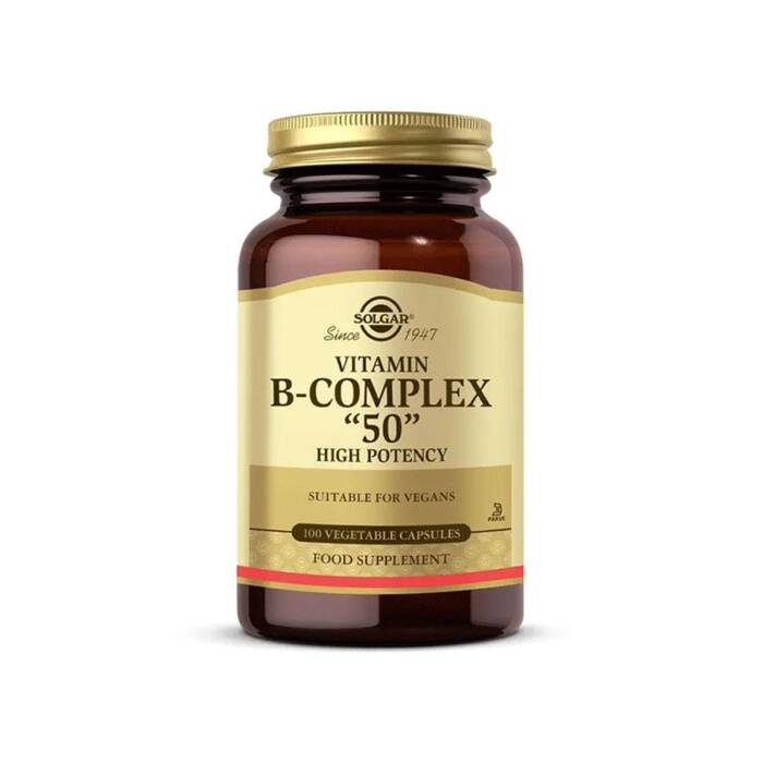 Solgar Vitamin B Complex 50 mg 100 Kapsül - 1