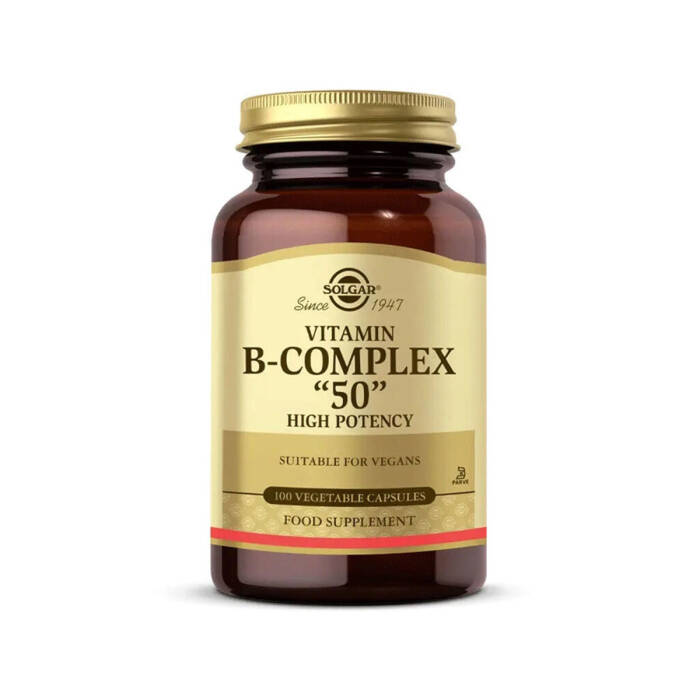 Solgar Vitamin B Complex 50 mg 100 Kapsül - 1