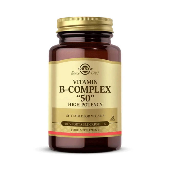 Solgar Vitamin B Complex 50 mg 50 Kapsül - 1