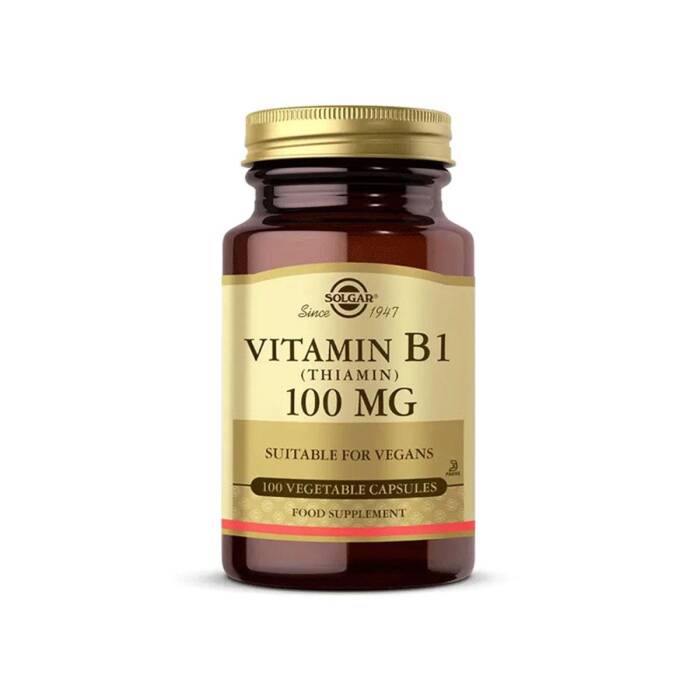 Solgar Vitamin B1 (Thiamin) 100 mg 100 Kapsül - 1