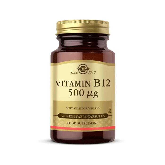 Solgar Vitamin B12 500 mcg 50 Bitkisel Kapsül - 1