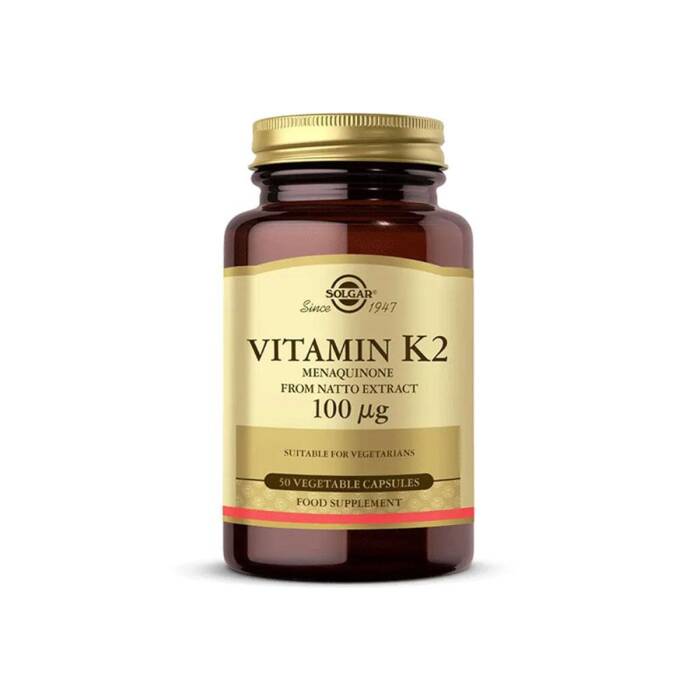 Solgar Vitamin K2 100 mcg 50 Kapsül - 1