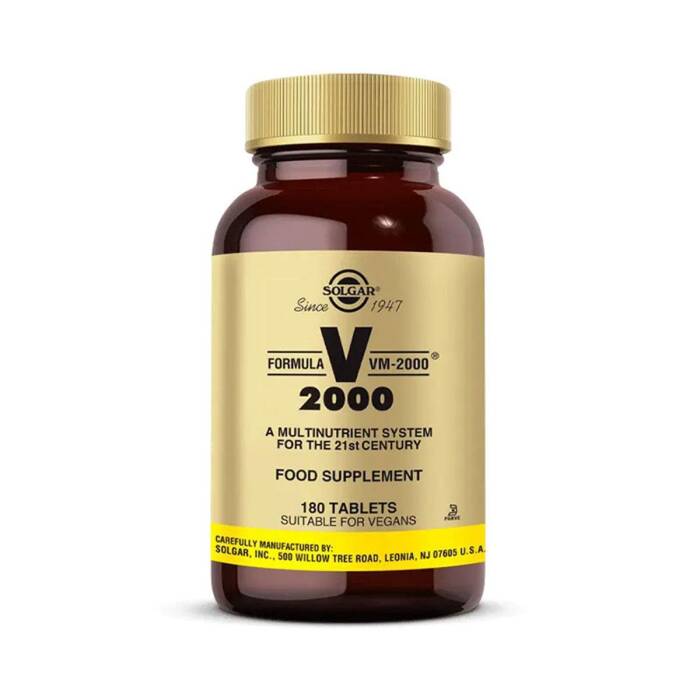 Solgar VM 2000 Multivitamin 180 Tablet - 1