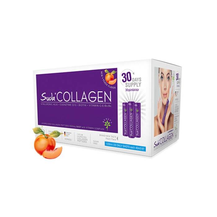 Suda Collagen Şeftali Aromalı Kollajen Shot 30 X 40 ml - 1