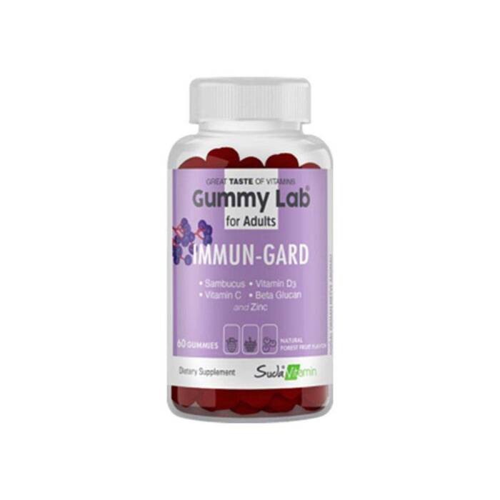 Suda Vitamin Gummy Lab Immun Gard For Adults Orman Meyveli 60 Gummies - 1