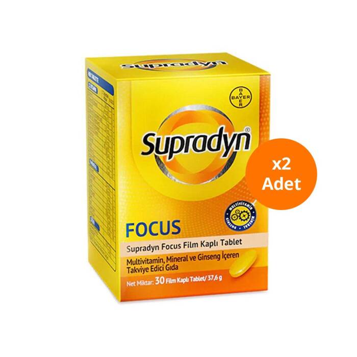 Supradyn Focus 30 Tablet x2 Adet - 1