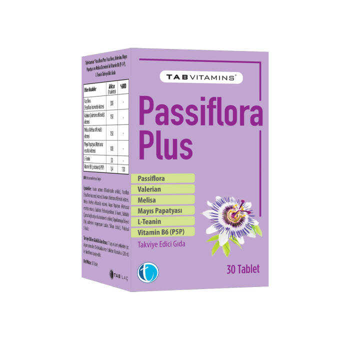 TabVitamins Passiflora Plus 30 Tablet - 1