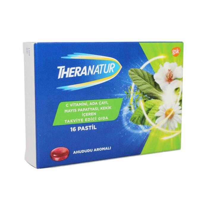 Theranatur Ahududu Aromalı 16 Pastil - 1