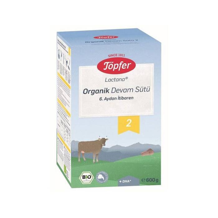 Topfer Organik Devam Sütü 2 600 gr - 1