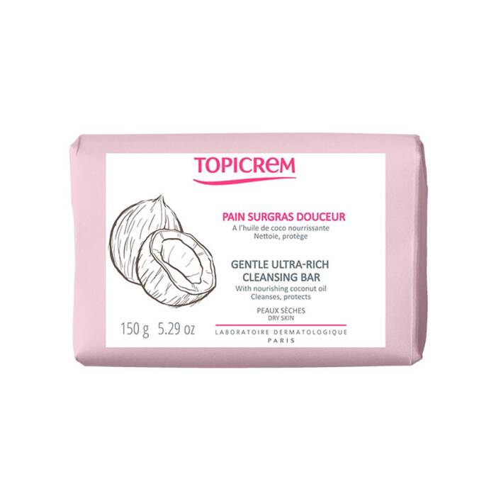 Topicrem Gentle Ultra Rich Cleansing Bar 150 gr - 1